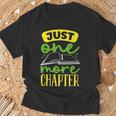 Just One More Chapter Bookworm Book Reading T-Shirt Gifts for Old Men