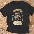 Just One More Chapter Cozy Book Lover Reading & Coffee T-Shirt Gifts for Old Men