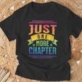 JUST ONE MORE CHAPTER Fun Reading Book Lover T-Shirt Gifts for Old Men