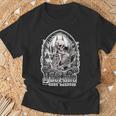 Just One More Chapter Gothic Skeleton Reading Occult Book T-Shirt Gifts for Old Men Just One More Chapter Gothic Skeleton Reading Occult Book T-Shirt Gifts for Old Men