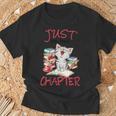 Just One More Chapter- I Love Reading Book And Meow T-Shirt Gifts for Old Men