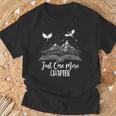 Just One More Chapter Romantasy Dragon Fantasy Romance Book T-Shirt Gifts for Old Men