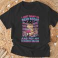 I Just Want To Read Books And Pet My Bearded Dragon Reptile T-Shirt Gifts for Old Men I Just Want To Read Books And Pet My Bearded Dragon Reptile T-Shirt Gifts for Old Men