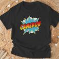 Kids Boys Cameron Comic Book Superhero Name T-Shirt Gifts for Old Men