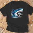 Kids Shark With School Books Back To School Shark Lovers T-Shirt Gifts for Old Men Kids Shark With School Books Back To School Shark Lovers T-Shirt Gifts for Old Men