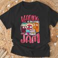 Kids Teacher I Love To Read Books Reading Is My Jam T-Shirt Gifts for Old Men