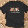 If You Know You Know 6 7 Six Seven Meme Floral Book Lover T-Shirt Gifts for Old Men