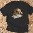 Labrador Retriever Dog Bookworm Reading Book Graphic T-Shirt Gifts for Old Men Labrador Retriever Dog Bookworm Reading Book Graphic T-Shirt Gifts for Old Men