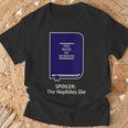 LDS Book Of Mormon Tshirt Spoiler Nephites T-Shirt Gifts for Old Men
