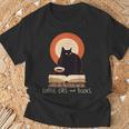 Life Is Better With Coffee Cats And Books Cat Lover Men Women T-Shirt Gifts for Old Men Life Is Better With Coffee Cats And Books Cat Lover Men Women T-Shirt Gifts for Old Men