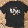 Most Likely To Read a Book By The Pool T-Shirt Gifts for Old Men