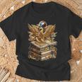 A Lively-Creative Gold Fantasy-Dragon On Story-Books T-Shirt Gifts for Old Men A Lively-Creative Gold Fantasy-Dragon On Story-Books T-Shirt Gifts for Old Men