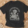 I Look Better Bent Over A Book Shirts Reader Skeleton Mom T-Shirt Gifts for Old Men