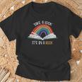 Take A Look It's In A Book Rainbow Bookworm Book Lover T-Shirt Gifts for Old Men