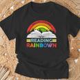 Take A Look It's In A Book Reading Retro Rainbow Vintage T-Shirt Gifts for Old Men Take A Look It's In A Book Reading Retro Rainbow Vintage T-Shirt Gifts for Old Men
