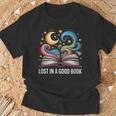 Lost In A Good Book Moon And Stars Fantasy BookTok T-Shirt Gifts for Old Men Lost In A Good Book Moon And Stars Fantasy BookTok T-Shirt Gifts for Old Men