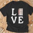 Love Books Stack Literature Reading Themed Pictograph T-Shirt Gifts for Old Men Love Books Stack Literature Reading Themed Pictograph T-Shirt Gifts for Old Men