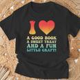 I Love A Good Book Sweet Treat Crochet Baking T-Shirt Gifts for Old Men I Love A Good Book Sweet Treat Crochet Baking T-Shirt Gifts for Old Men