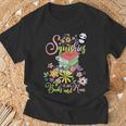 Love Panda Squishy Animal Doodles Squishies Books And Rain T-Shirt Gifts for Old Men