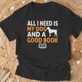 i Love Reading Apparel All i Need Is My Dog And a Good Book For Men Women T-Shirt Gifts for Old Men i Love Reading Apparel All i Need Is My Dog And a Good Book For Men Women T-Shirt Gifts for Old Men