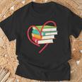 I Love Reading Heart Love Books TShirt Library Bookworm T-Shirt Gifts for Old Men I Love Reading Heart Love Books TShirt Library Bookworm T-Shirt Gifts for Old Men