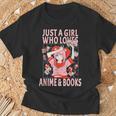 Manga Anime Stuff Just A Girl Who Loves Anime And Books T-Shirt Gifts for Old Men Manga Anime Stuff Just A Girl Who Loves Anime And Books T-Shirt Gifts for Old Men