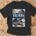 Marvel Venom Comic Book Illustrations Panel Graphic T-Shirt T-Shirt Gifts for Old Men