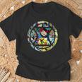 Marvel Widow Retro Comic Book Filled Spy Icon T-Shirt Gifts for Old Men