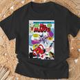 Marvel X-Men Ms Marvel Vs Death-Bird Comic Book Cover T-Shirt Gifts for Old Men Marvel X-Men Ms Marvel Vs Death-Bird Comic Book Cover T-Shirt Gifts for Old Men