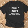 Mentally Dating A Fictional Character Book Lover T-Shirt Gifts for Old Men Mentally Dating A Fictional Character Book Lover T-Shirt Gifts for Old Men