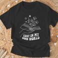Minimalist Bookworm Lost In My Own World Book Lover T-Shirt Gifts for Old Men Minimalist Bookworm Lost In My Own World Book Lover T-Shirt Gifts for Old Men