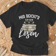 Mir Reicht's Ich Geh Lesen Books Reading Fan Bookworm T-Shirt Gifts for Old Men Mir Reicht's Ich Geh Lesen Books Reading Fan Bookworm T-Shirt Gifts for Old Men