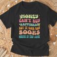 Money Can't Buy Happiness But It Can Buy Books Lover T-Shirt Gifts for Old Men
