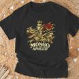 Mongo Is Appalled Princess Cat Riding Dinosaur Book Lover T-Shirt Gifts for Old Men
