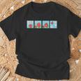 Mr Men Mr Strong Mr Small Retro Comic Book T-Shirt Gifts for Old Men