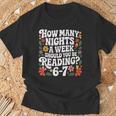 How Many Nights A Week Should You Be Reading 6-7 Books T-Shirt Gifts for Old Men
