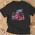Octopus Reading Book Kraken Book Lover T-Shirt Gifts for Old Men Octopus Reading Book Kraken Book Lover T-Shirt Gifts for Old Men