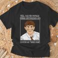 The Office Book Face Jim T-Shirt Gifts for Old Men