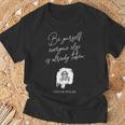 Oscar Wilde Quote – Literary For Book Fans And Writers T-Shirt Gifts for Old Men