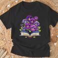 Pansies Flowers Book Pansy Floral T-Shirt Gifts for Old Men Pansies Flowers Book Pansy Floral T-Shirt Gifts for Old Men