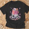 Pastel Goth Kawaii Occult Cute Cat Reading Pentacle Book For Men Women T-Shirt Gifts for Old Men Pastel Goth Kawaii Occult Cute Cat Reading Pentacle Book For Men Women T-Shirt Gifts for Old Men