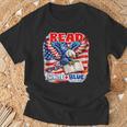 Patriotic Eagle Reading Book Read Blue Since 1776 T-Shirt Gifts for Old Men Patriotic Eagle Reading Book Read Blue Since 1776 T-Shirt Gifts for Old Men