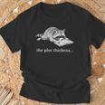 The Plot Thickens Raccoon Book Lover T-Shirt Gifts for Old Men The Plot Thickens Raccoon Book Lover T-Shirt Gifts for Old Men