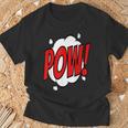 POW Comic Art Book Superhero Bubble Cartoon T-Shirt T-Shirt Gifts for Old Men POW Comic Art Book Superhero Bubble Cartoon T-Shirt T-Shirt Gifts for Old Men
