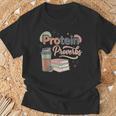Protein And Proverbs Protein Workout Book Lover Gym T-Shirt Gifts for Old Men