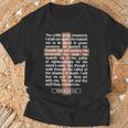 Psalm 23 The Book Of Psalms 23 T-Shirt Gifts for Old Men