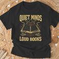 Quiet Minds Loud Books Introvert Reader Book Lover T-Shirt Gifts for Old Men Quiet Minds Loud Books Introvert Reader Book Lover T-Shirt Gifts for Old Men