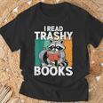 Raccoon Smutty Book Lover Spicy Romance Novels Women's T-Shirt Gifts for Old Men