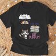 Rain Drops Rainy Days Umbrella Good Books Cute Cat Cuddles For Men Women T-Shirt Gifts for Old Men Rain Drops Rainy Days Umbrella Good Books Cute Cat Cuddles For Men Women T-Shirt Gifts for Old Men