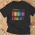 Rainbow Gay Books Flowers Equality LGBTQ Pride Women Men T-Shirt Gifts for Old Men Rainbow Gay Books Flowers Equality LGBTQ Pride Women Men T-Shirt Gifts for Old Men